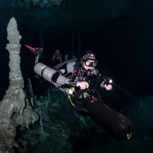 Cave DPV Diver